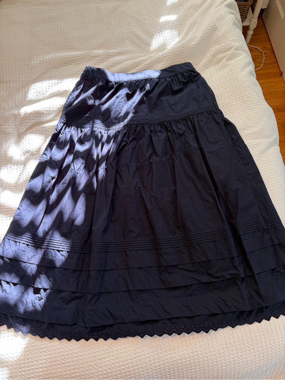 Quince Cotton Midi Skirt